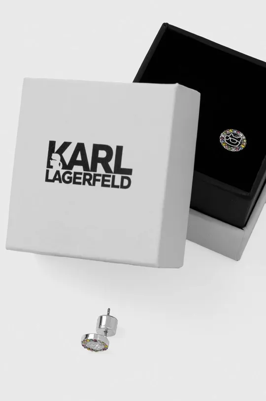 Naušnice Karl Lagerfeld 90% Mesing, 10% Staklo