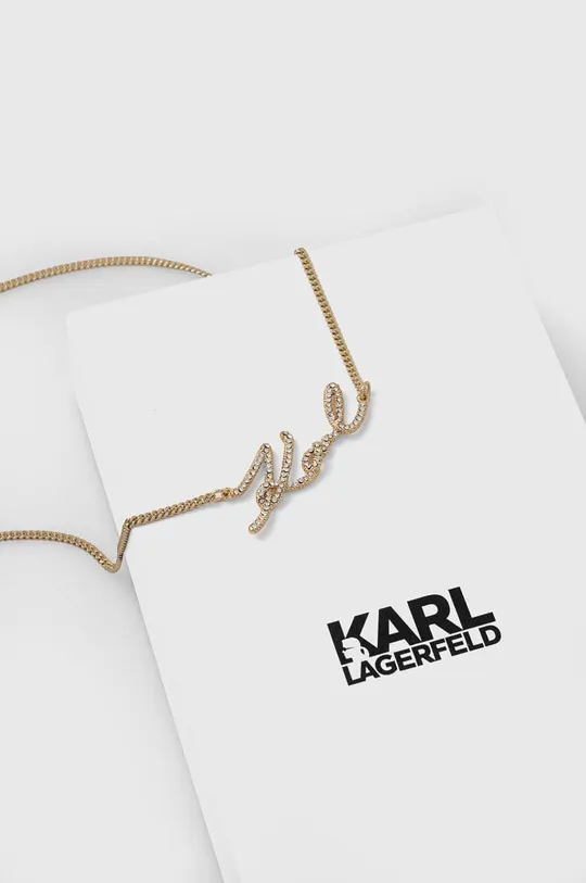 Ogrlica Karl Lagerfeld 90 % Medenina, 10 % Steklo