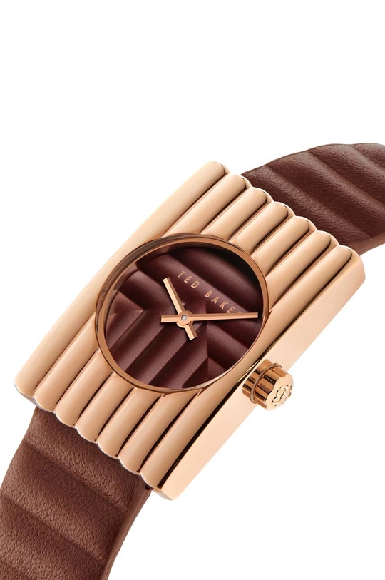 Ted Baker orologio Pelle naturale, Acciaio inossidabile, Vetro minerale