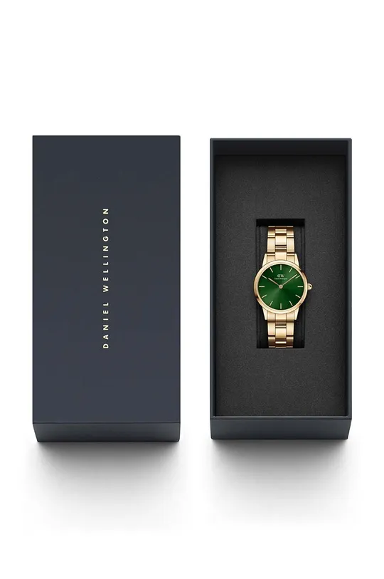 Daniel Wellington orologio Iconic Link Emerald Acciaio inossidabile, Vetro minerale