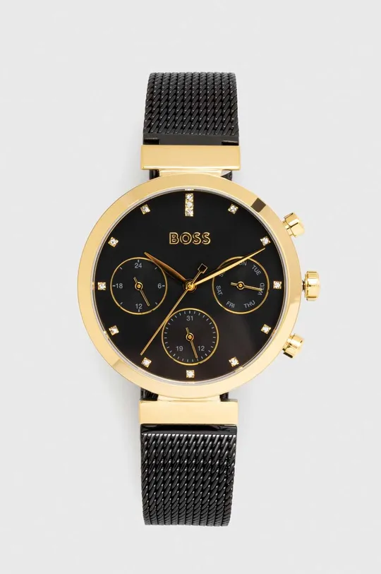 μαύρο Ρολόι HUGO 1502627 Γυναικεία