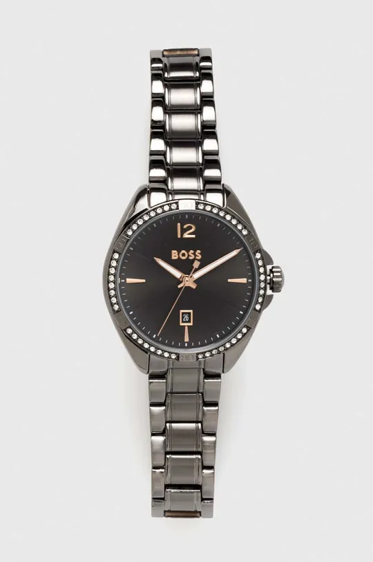 srebrny HUGO zegarek 1502620 Damski