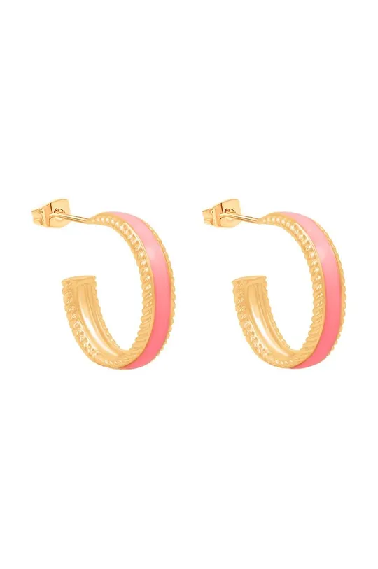 χρυσαφί Επιχρυσωμένα σκουλαρίκια Lilou Colors Γυναικεία