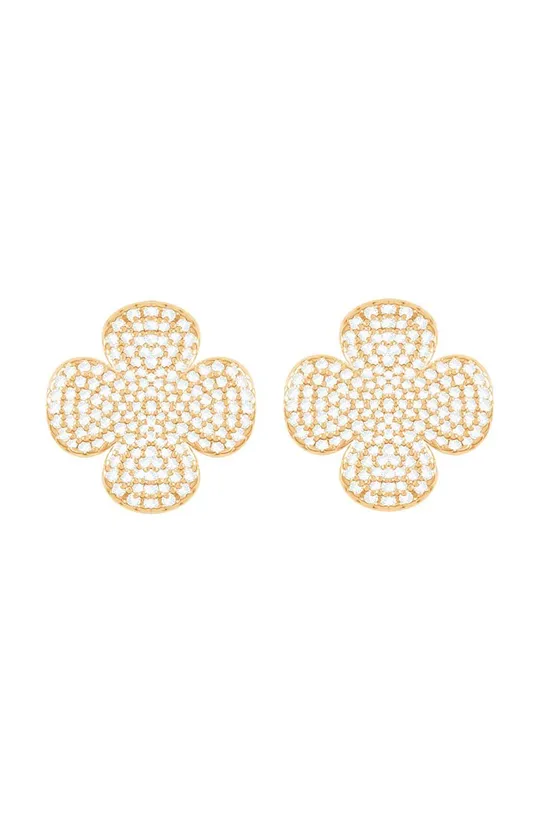золотий Позолочені сережки Lilou Microsetting Жіночий