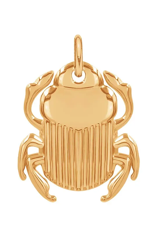 золотий Позолочений кулон Lilou Skarabeusz Жіночий