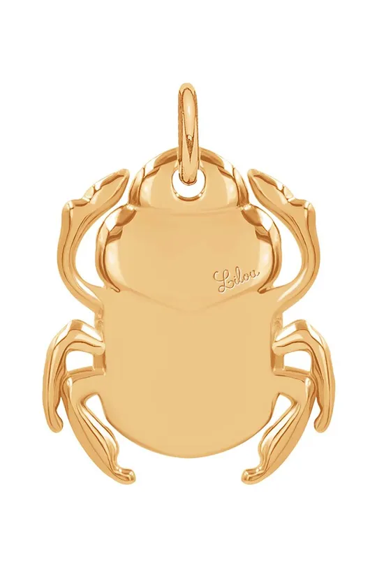 Επιχρυσωμένο μενταγιόν Lilou Skarabeusz χρυσαφί