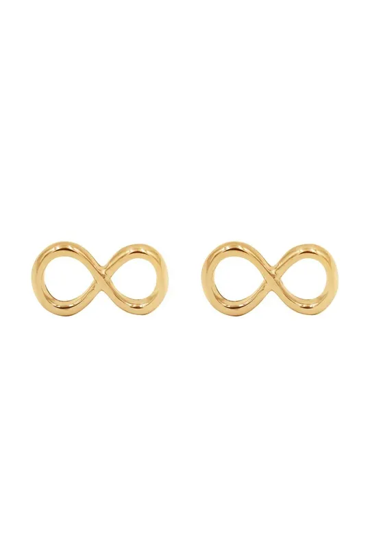 χρυσαφί Επιχρυσωμένα σκουλαρίκια Lilou Infinity Γυναικεία
