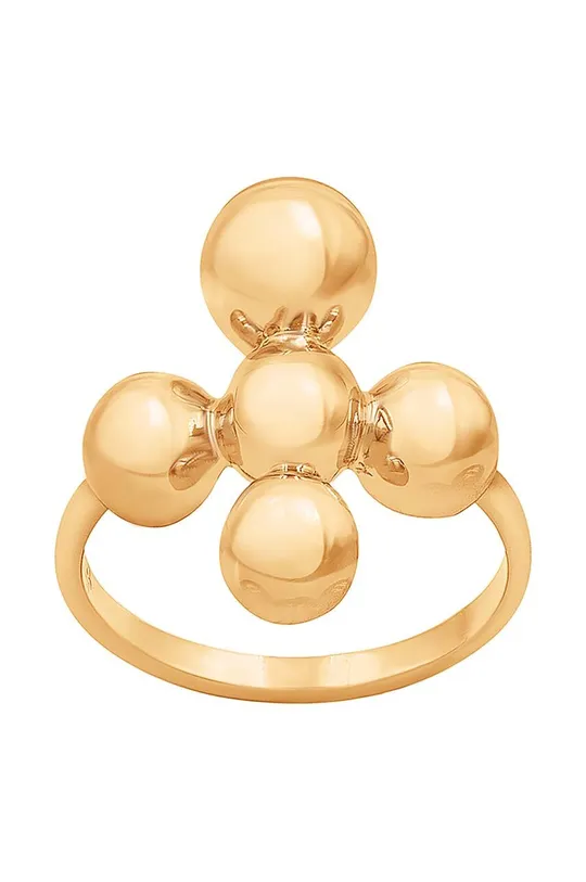 золотой Позолоченное кольцо Lilou Luck Женский