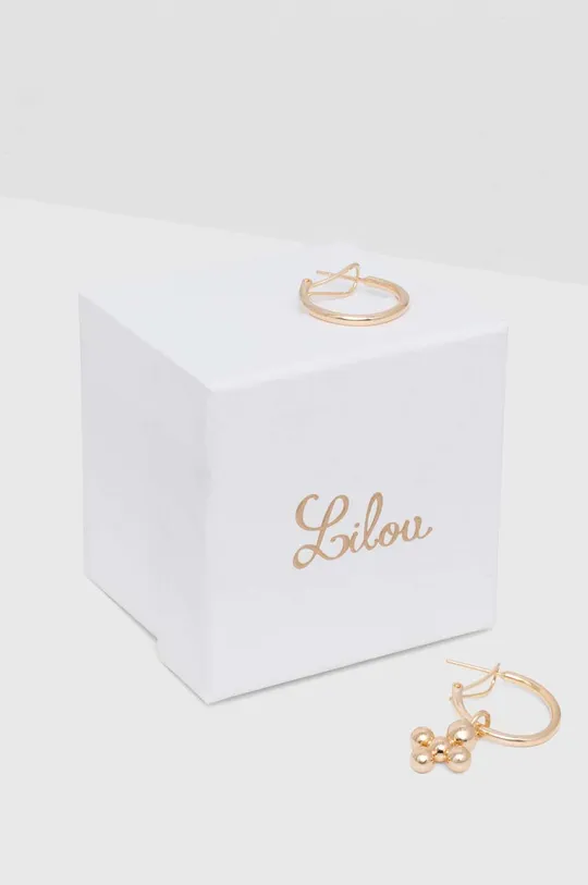 Επιχρυσωμένα σκουλαρίκια Lilou Luck Μέταλλο επιχρυσωμένο με χρυσό 18 καρατίων