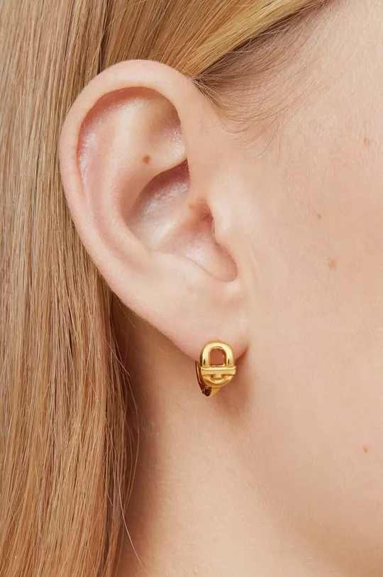 χρυσαφί Ασημένια επιχρυσωμένα σκουλαρίκια Tous
