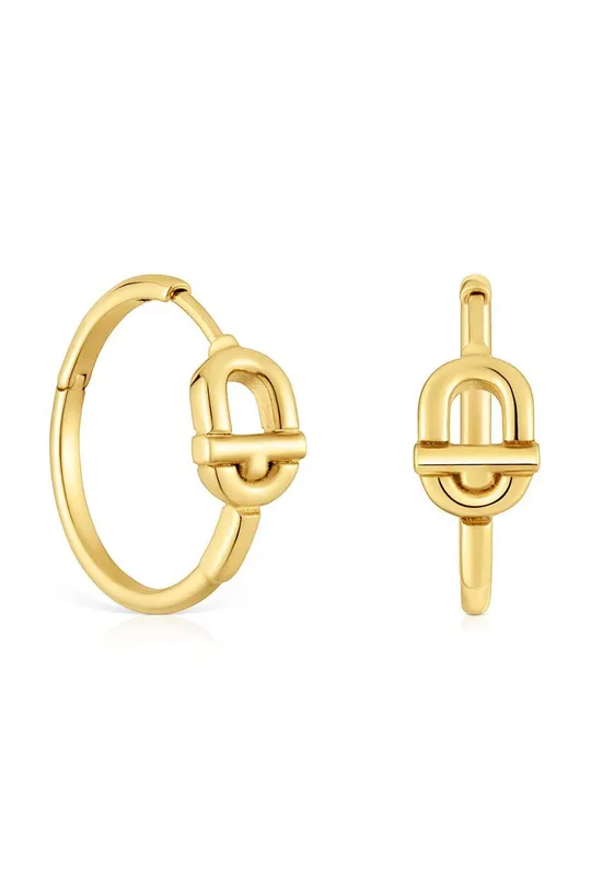 χρυσαφί Ασημένια επιχρυσωμένα σκουλαρίκια Tous Manifesto Γυναικεία