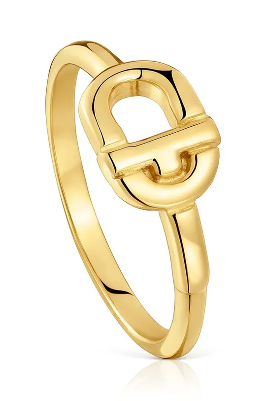золотий Позолочений перстень Tous 12 Жіночий