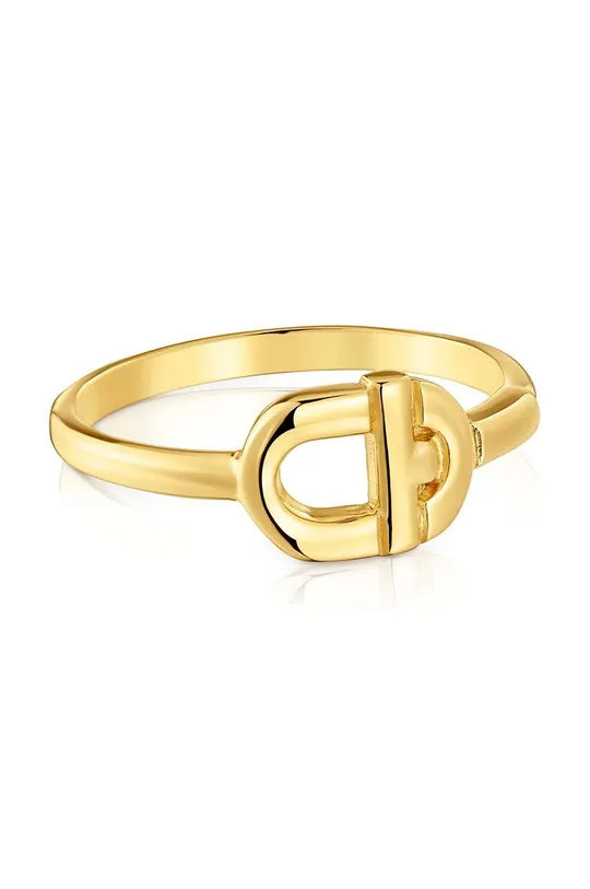 Позолочений перстень Tous 12 золотий