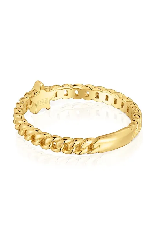 Tous aranyozott ezüst gyűrű 12 18k arannyal aranyozott ezüst
