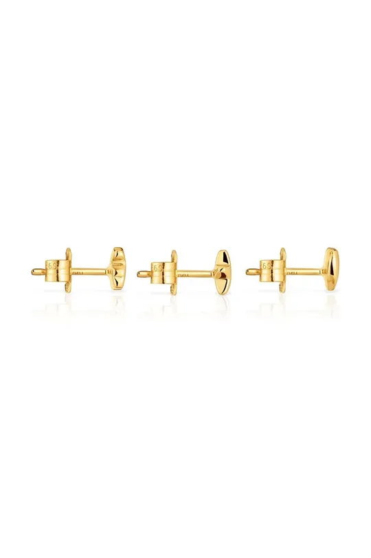 Επιχρυσωμένα σκουλαρίκια Tous 3-pack Bold Motif χρυσαφί