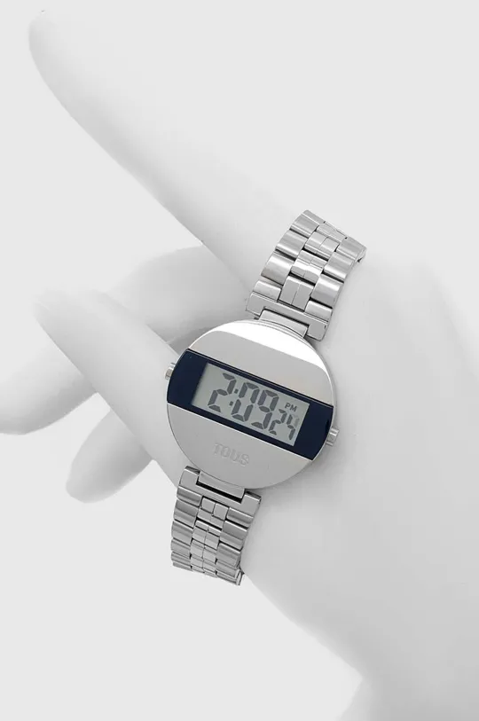 srebrny Tous zegarek 300358030 Damski