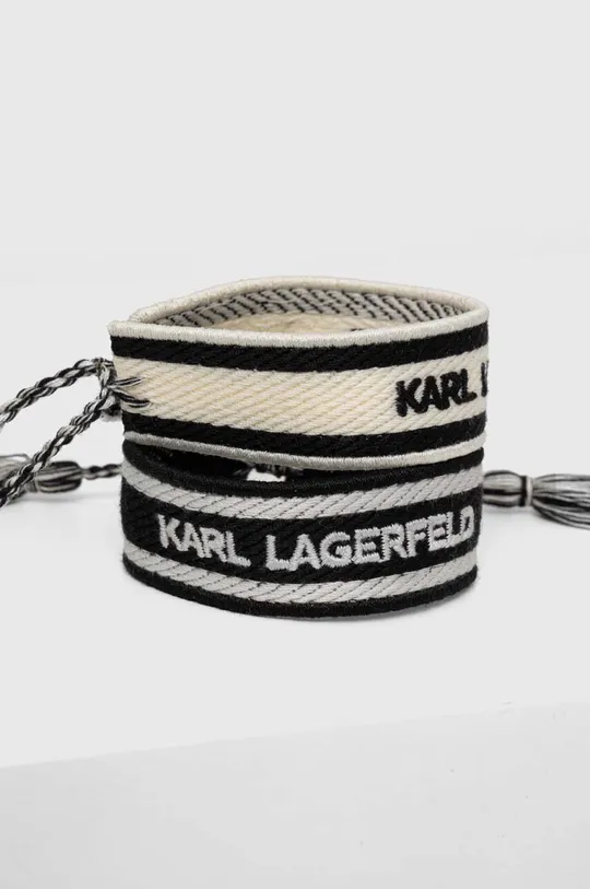 czarny Karl Lagerfeld bransoletki 2-pack Damski