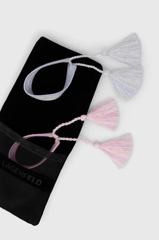 Karl Lagerfeld bransoletki 2-pack Materiał tekstylny