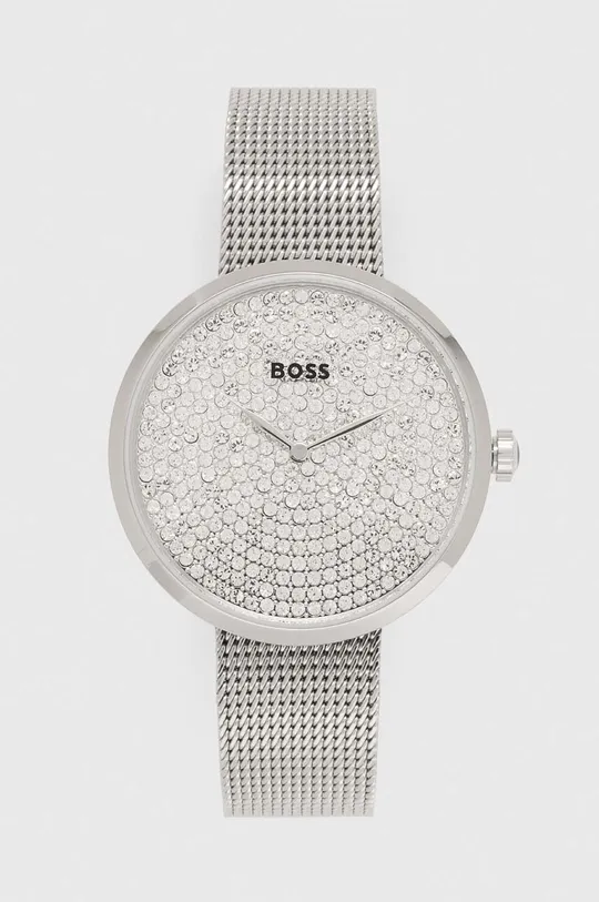 srebrny BOSS zegarek Damski