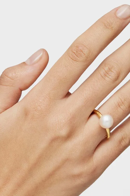 Pozlačeni srebrni prstan Tous 10 Ženski