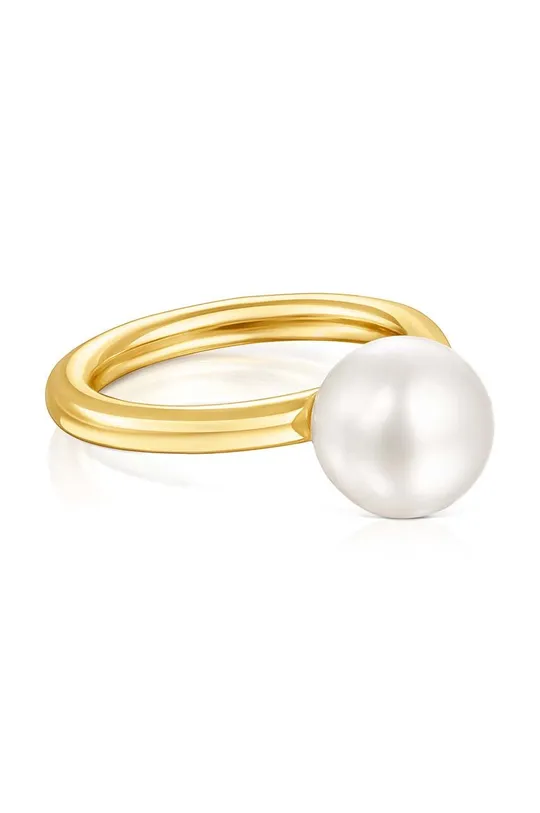 Серебряное кольцо с позолотой Tous 10 золотой