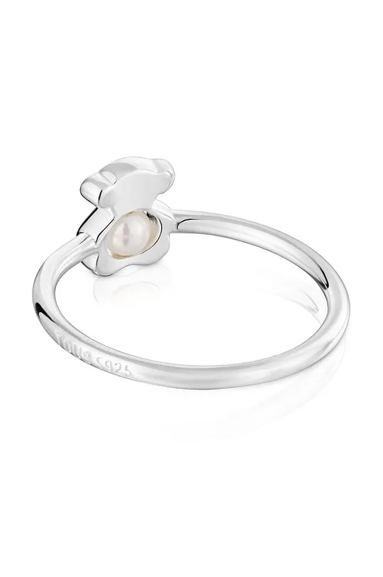 Strieborný prsteň Tous 14 Striebro 925, Kultivovaná perla