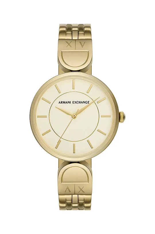 złoty Armani Exchange zegarek Damski
