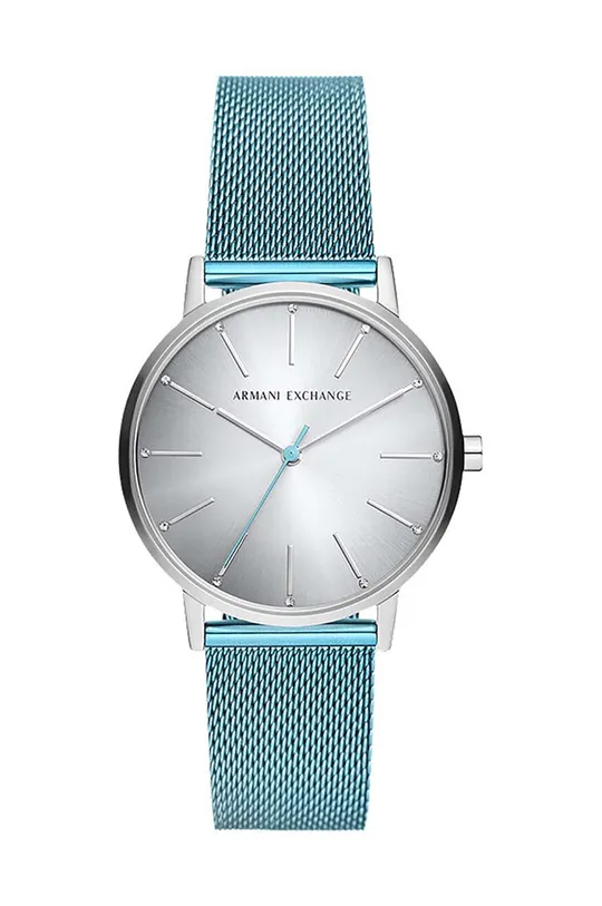 niebieski Armani Exchange zegarek Damski