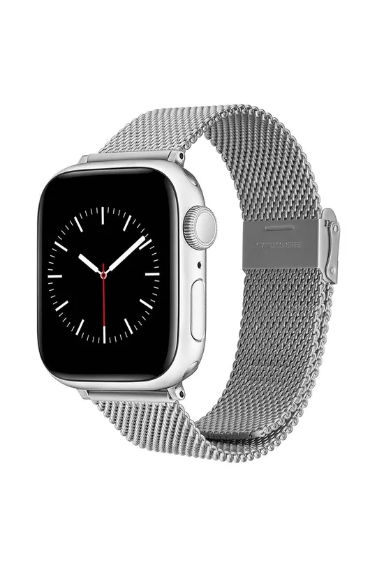 srebrna Narukvica za apple watch Daniel Wellington Smart Watch Mesh strap