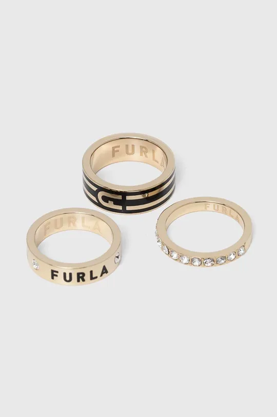 πολύχρωμο Δαχτυλίδια Furla 3-pack Γυναικεία
