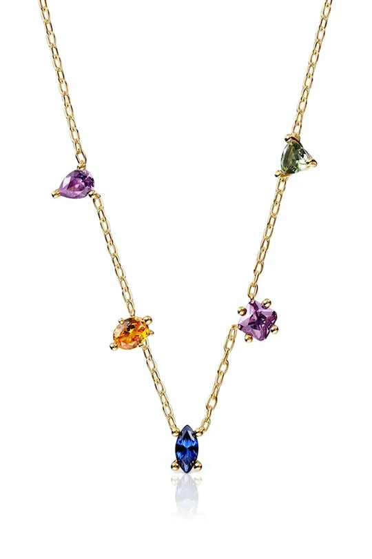 Серебряное колье с позолотой Tous Color Lab 1004249200 | ANSWEAR.ua