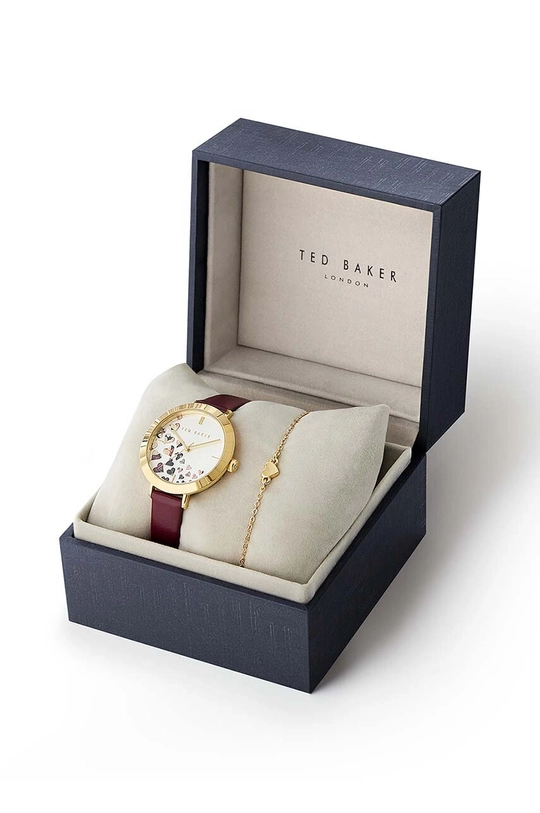 Hodinky a náramok Ted Baker BKG028300 fialová AA00