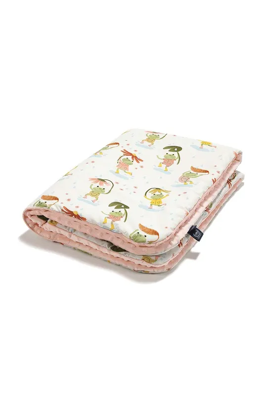 Утепленное одеяло для младенцев La Millou FROGS розовый