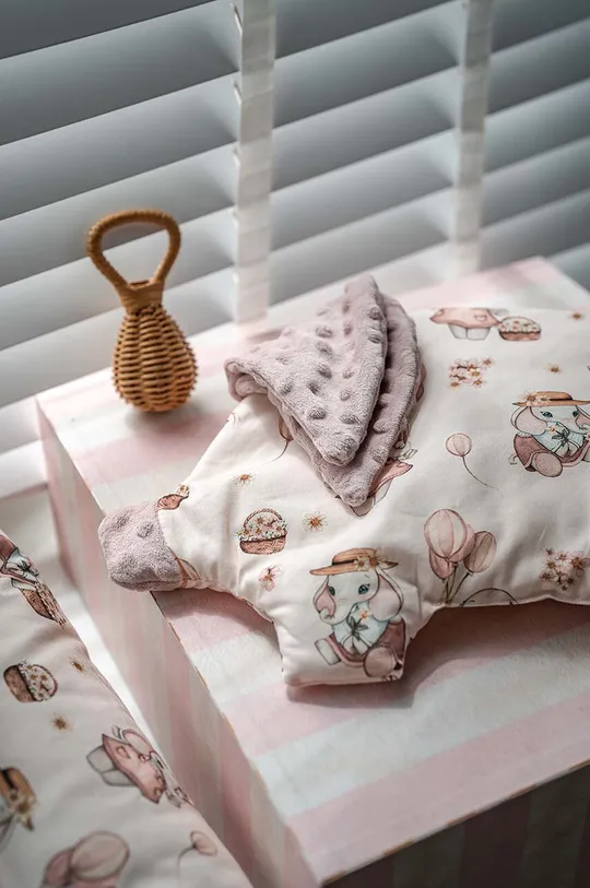 różowy La Millou poduszka niemowlęca ROSSIE by Maja Hyży