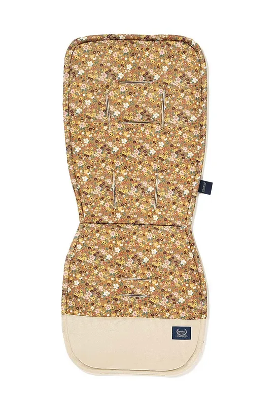 коричневый Вкладыш для коляски La Millou Jersey FLOWER STYLES Для девочек