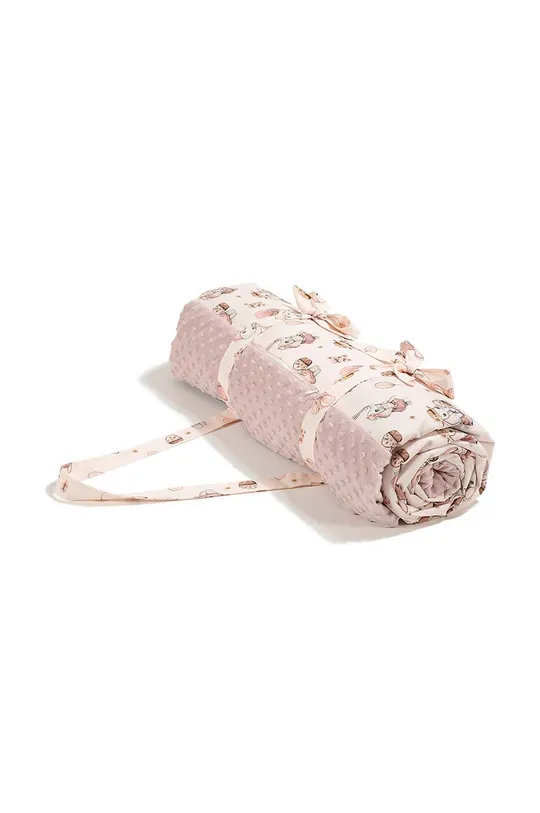 różowy La Millou koc piknikowy ROSSIE by Maja Hyży Dziewczęcy