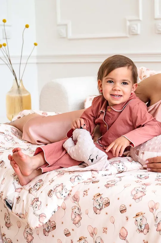 La Millou przytulanka niemowlęca Minky ROSSIE by Maja Hyży różowy