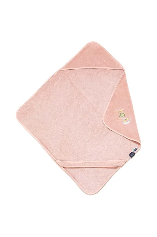 Рушник для немовляти La Millou FROGS рожевий
