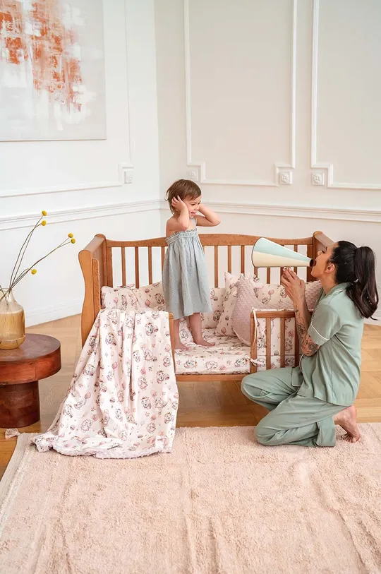 розовый Одеяло для младенцев La Millou Minky ROSSIE by Maja Hyży
