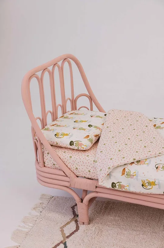 La Millou biancheria da letto per neonati FROGS rosa