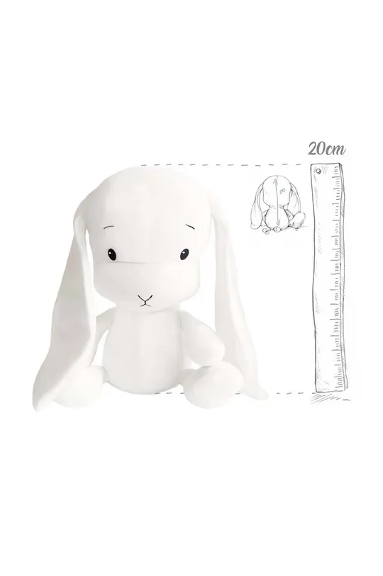 bela Otroška igrača iz plišastega materiala Effiki