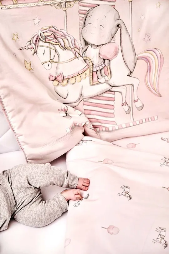 ροζ Μονωμένη παιδική κουβέρτα Effiki Παιδικά
