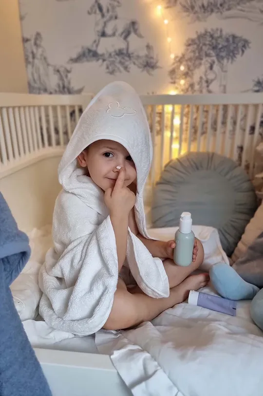 bianco Effiki asciugamano in cotone bambino/a 95x95 cm Bambini