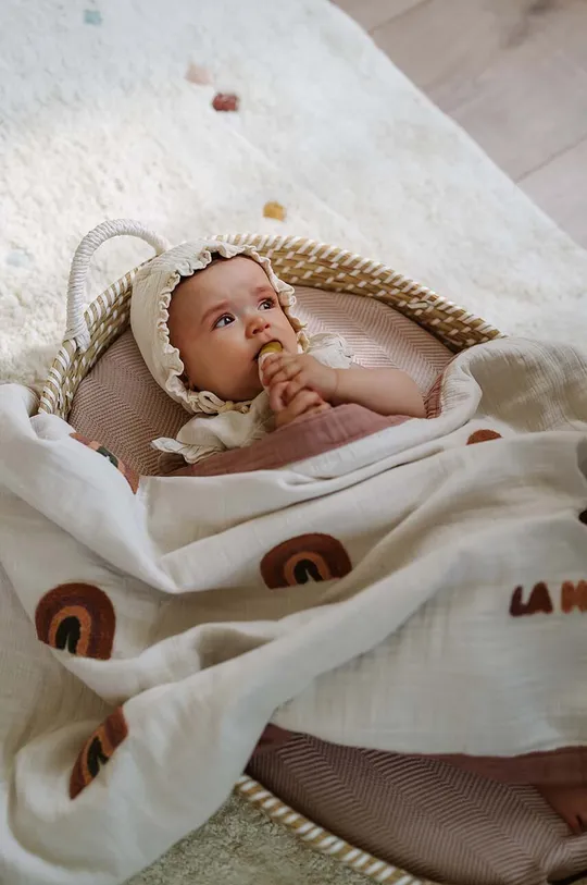 коричневый Одеяло для младенцев La Millou GINGER RAINBOW Детский