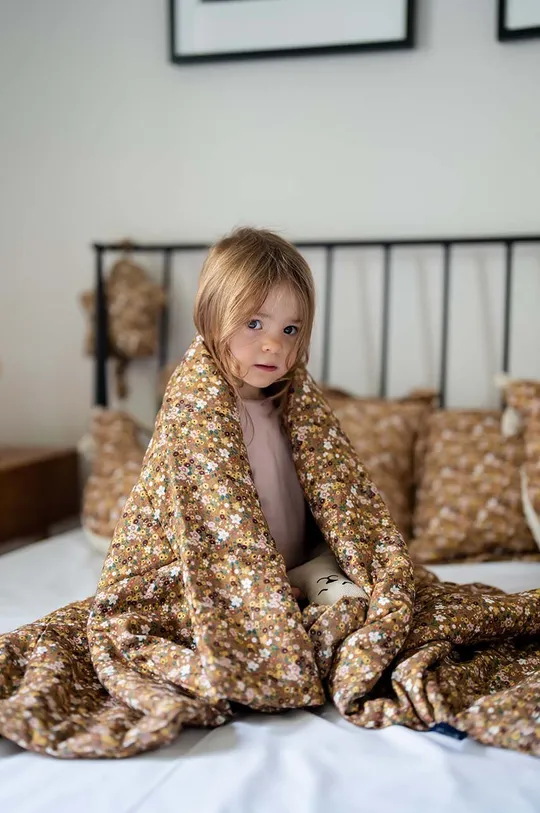 μπεζ Μονωμένη παιδική κουβέρτα La Millou Velvet FLOWER STYLES Παιδικά