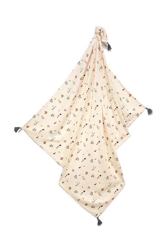 bež Pokrivač za povijanje beba od bambusa La Millou FARMLAND Dječji