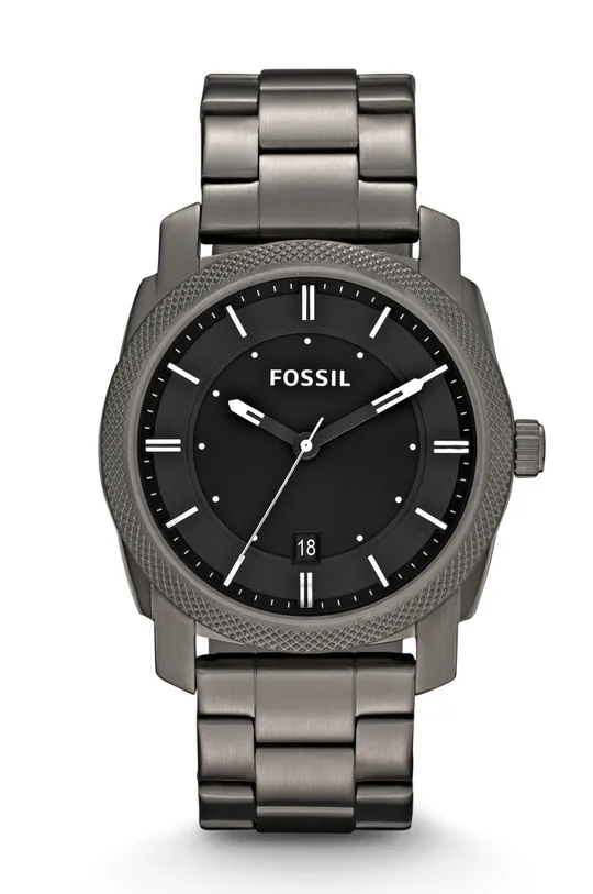 czarny Fossil - Zegarek FS4774 Męski