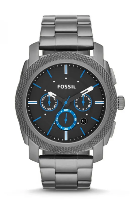 czarny Fossil - Zegarek FS4931 Męski