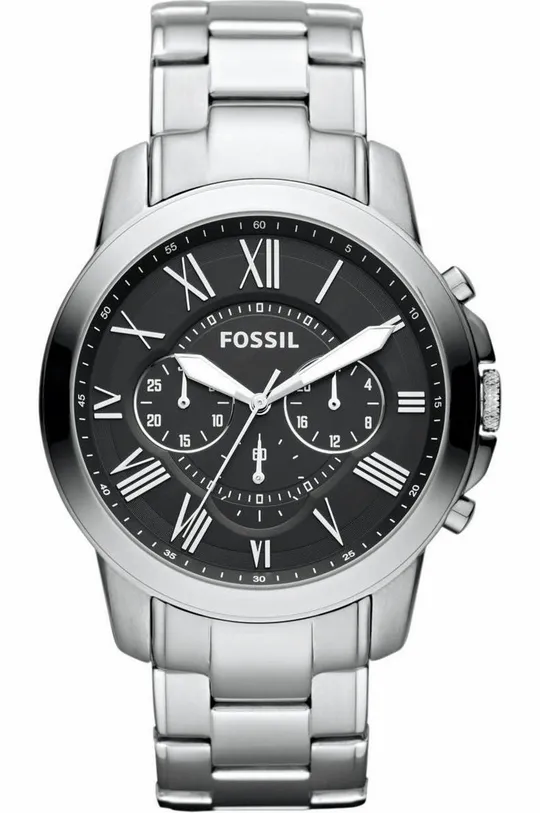 срібний Fossil - Годинник FS4736IE Чоловічий