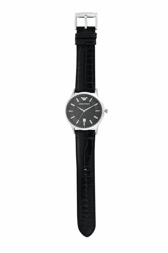 Emporio Armani - Sat AR2411  Prirodna koža, Čelik, Mineralno staklo